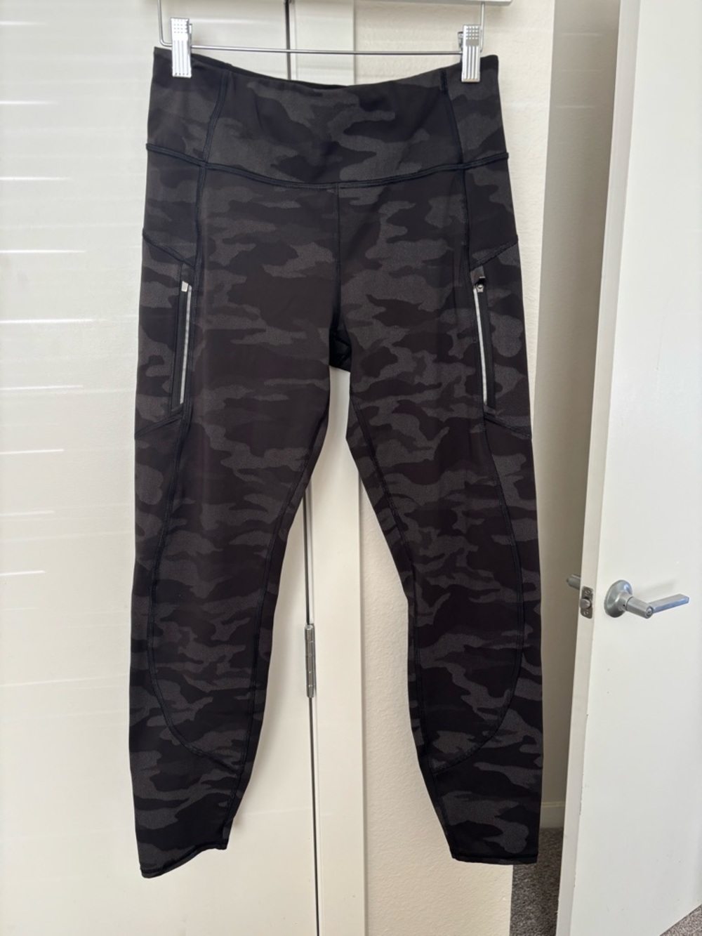 Athleta Rainier Tights in Black Camo